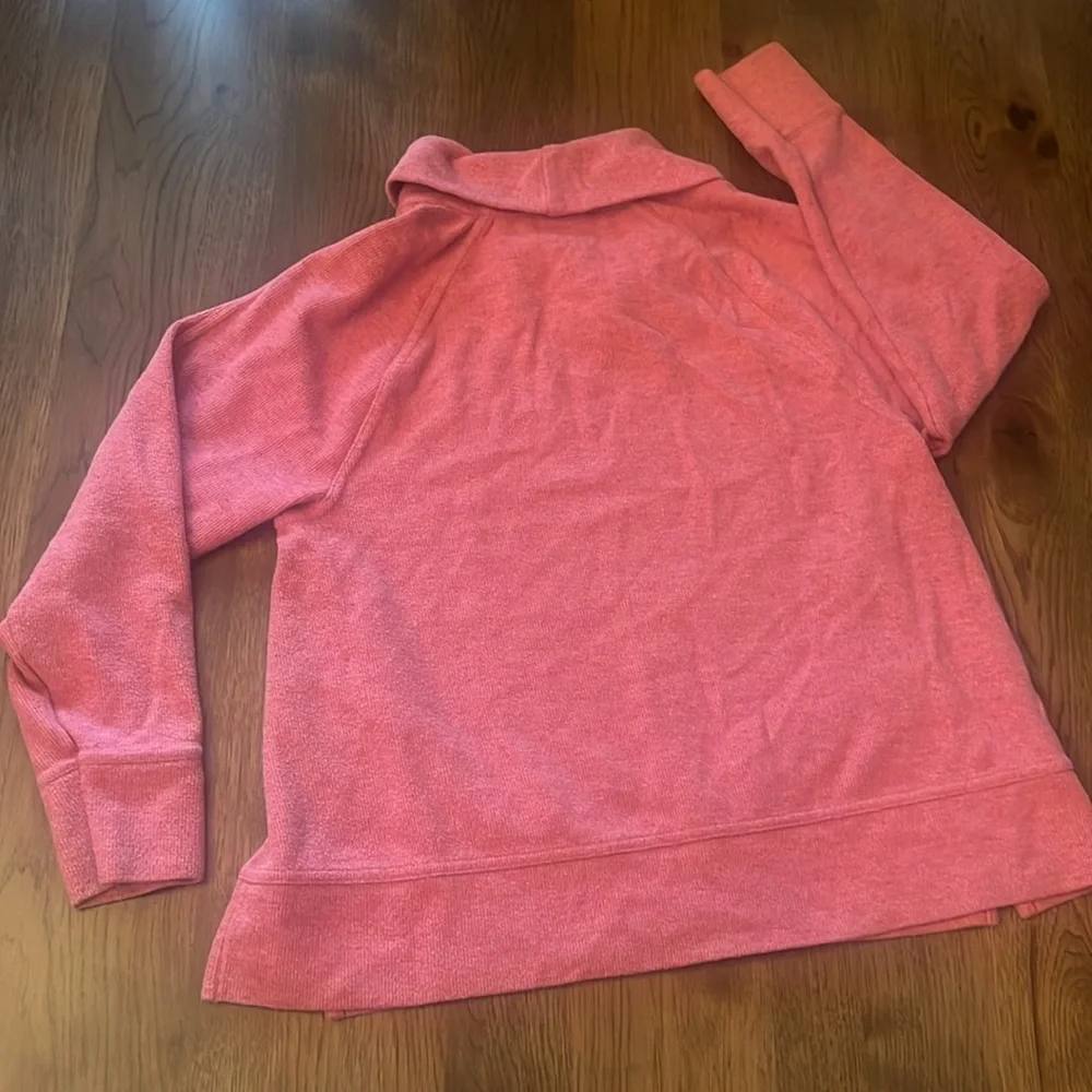 Nike Women's Pink cowl Neck Sweatshirt Small